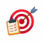 Target and checklist icon representing accuracy and correct hazard identification.
