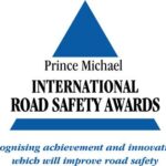 Prince Michael International Road Safety Awards logo recognising excellence and innovation in road safety.