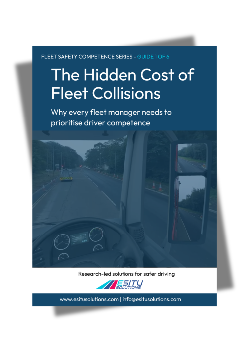 Cover of the Fleet Safety Competence Series – Guide 1: The Hidden Cost of Fleet Collisions.